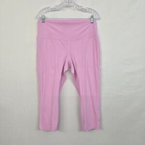 Lululemon Align High Rise Cropped 21" Legging Women's 14 Pink EUC